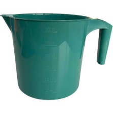 PremiumPort Yeşil Plastik Maşrapa 1500ML, Hafif ve Dayanıklı, Pratik Kullanım