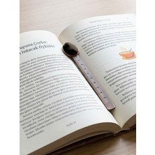 Esha Store Akik Doğal Taşlı Kitap Ayracı ve Cetvel Eukaonks