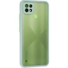 Najmaddin Newface Realme C21 Kılıf Montreal Silikon Kapak - Turkuaz Najmaddin Markaon
