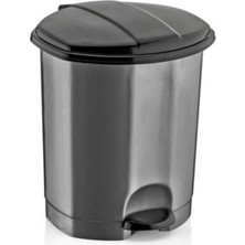 PremiumPort Çift Katlı Pedallı Çöp Kovası 11 Litre, Pratik ve Şık Tasarım