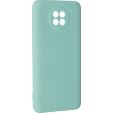 Najmaddin Newface Xiaomi Redmi Note 9 5g Kılıf Nano Içi Kadife Silikon - Turkuaz Najmaddin Markao