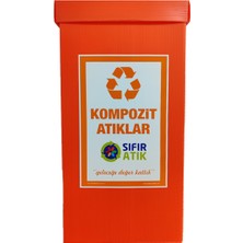 PremiumPort Çevre Dostu Kompozit Atık Toplama Kutusu, Sürdürülebilirlik Için Ideal