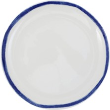 Yargıcı Amorf Desenli Porselen Yemek Tabağı(27 Cm)