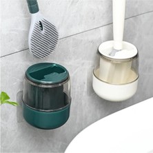 MiraLive Hazneli Silikon Tuvalet Temizleme Fırçası