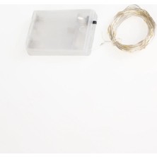 Evvon LED Işık Xms Pilli LED 50 Ampül 3m