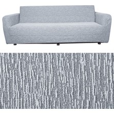 Nurluk 3 Kişlik Bir Adet Jakarli Kumaş Lastikli Esnek Kaliteli Koltuk  Çekyat Kanepe Kılıfı