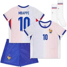 Fransa 2024/25 Yeni Sezon Kylian Mbappe Çocuk Forması 3'lü Set