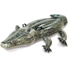 Arenes Gerçekçi Timsah Binici 170X86 cm Intex - 57551 (Lisinya)