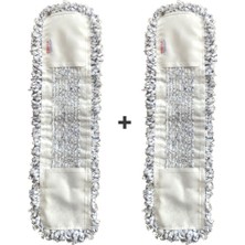 PremiumPort 60 cm Mikrofiber Mop Seti, 2'li, Kolay Temizlik Için Tasarlandı