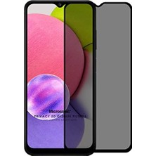 Mabeyn Galaxy A03S Privacy 5d Gizlilik Filtreli Cam Ekran Koruyucu Siyah