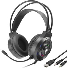 LTG Nova G880 Kulaklık USB / 2 x 3.5 mm - Siyah