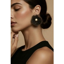 Monalisa Home Incili Peluş Figürlü Küpe