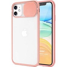 Mabeyn 11 Kılıf Slide Camera Lens Protection Pembe