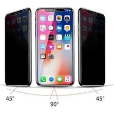 Mabeyn Xs Max Ile Uyumlu Tam Kapatan Hayalet Gizlilik Filtreli Rika Premium Cam Ekran Koruyucu
