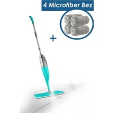 PremiumPort Pratik Yeni Nesil Sprey Mop Temizlik Seti 4 Yedek Bezli