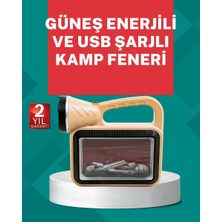 Northcity Alev Efektli Güneş Enerjili Lamba – Su Geçirmez & Portatif (Kamp & Bahçe Işığı)