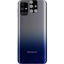 Mabeyn Galaxy M31S ile Uyumlu 3D Kamera Lens Koruma Camı Siyah