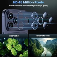 Mabeyn [sapphire Full Camera Guard] ile 17 Pro Uyumlu Safir Kamera Lens Koruyucu  Kılıf Dostu Metal 9h Temperli Cam Kamera Kapağı (Abis Lacivert)