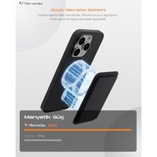 Mabeyn Magsafe Cüzdan ve 17/16/15/14/13/12 Serisi Pro/pro Max/plus/air Uyumlu, Güçlü Manyetik Rfıd Korumalı Vegan Deri Kartlık – Siyah
