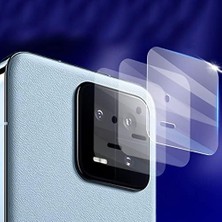 Mabeyn 13 ile Uyumlu Kamera Lens Koruma Mi 13 ile Uyumlu Halcyon Tam Kaplayan Kamera Koruma Şeffaf