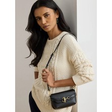 Lauren Ralph Lauren Siyah Kadın Deri Çapraz Çanta 431P04297001