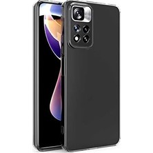 Mabeyn 11 Pro Plus 5g ile Uyumlu Kılıf Kamera Korumalı Şeffaf Kapak Renksiz