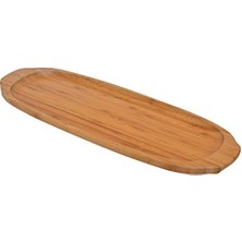 Mabeyn Bambum B2602 Getto-Rectangle Tepsi, Büyük, Kahverengi