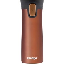 Mabeyn Contigo Üniseks Pinnacle Snapseal Termo Paslanmaz Çelik Yalıtımlı KUPA,KAHVERENGI,420 ml
