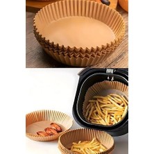 Mabeyn Yuvarlak Pişirme Kağıdı, 50 Adet, 16.5 cm Xxl Boy, Yapışmaz Özellikli, Hava Fritöz Uyumlu
