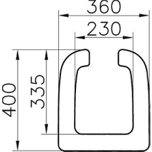 Mabeyn S20 79-003-003 Özel Ihtiyaç Klozet Kapağı, Beyaz