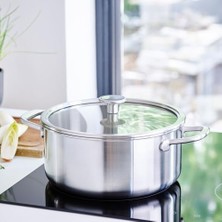 Mabeyn Kitchenaid 3-Kat Paslanmaz Çelik Sos Tenceresi 18 cm / 2,13 L