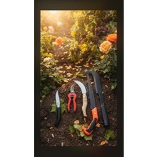 Mabeyn 5'li Profesyonel Bağ Bahçe Seti: Tahra, Testere,, Ot Testeresi, Cep Çakısı ile Tam Takım SK9533