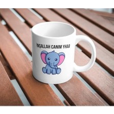 Mabeyn Inşallah Canım Ya Baskılı Kupa Bardak Komik Yazılı Hediyelik Çay Kahve Kupası
