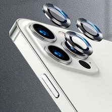Mabeyn 13 Pro ile Uyumlu Kamera Lens Koruyucu Çerçeveli Koruyucu Cl-04 Gri