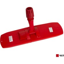 PremiumPort Kırmızı Plastik Mop Tutucu 40CM, Pratik ve Dayanıklı Paspas Aparatı