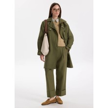 Lauren Ralph Lauren Yeşil Kadın Trençkot Naıcette-Unlıned-Trench