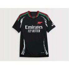 A.r.s.e.n.a.l 2024/25 Yeni Sezon Gabriel Martinelli Deplasman Forması (Black)