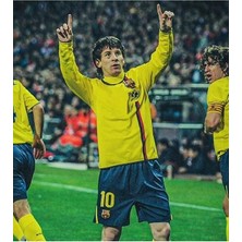 Fc. B.a.r.c.e.l.o.n.a 2008/09 Sezonu Lionel Messi Nostalji Forması (Yellow)