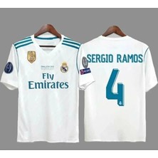 R.madrid 2018 Kiev Şampiyonlar Ligi Finali Sergio R,a,m,o,s, Forması (Kısa KOL)78458568987