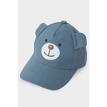 DeFacto Nakışlı Jean Görünümlü Cap Şapka Erkek Bebek D8381A526SM