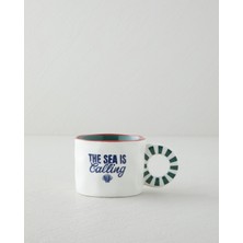 English Home Mariner Parade New Bone China Kupa 260 ml Mavi - Kırmızı -Yeşil