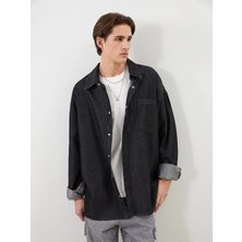 Lc Waikiki Yeni Sezon Rahat Kalıp Uzun Kollu Gabardin Erkek Gömlek