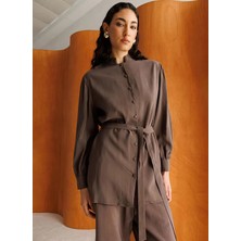 Mizalle Kahve Kadın Tunik M2MZ1030210243