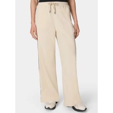 Sweaty Betty SB10182PUR-260 Explorer Wıde Leg 30 Bej Kadın Sweatpant