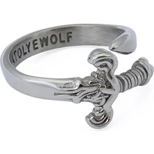 Atolyewolf Gümüş Erkek Yüzük Gümüş Kılıç Yüzük