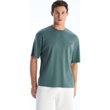 Lc Waikiki Yeni Sezon Bisiklet Yaka Baskılı Erkek Tişört