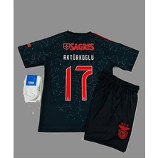 Kerem Aktürkoğlu Benfica 2024-25 Yeni Sezonu Deplasman Çocuk Forması 4'lü Set