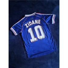 Zinedine Zidane 98 Sezonu Efsane Nostalji Fransa Milli Takım Forması
