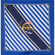 Lauren Ralph Lauren Mavi Kadın Çizgili Fular 454P09785