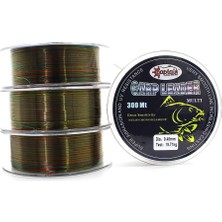 Captain Carp Leader 300mt Monofilament Misina Mullti  0.45 MM